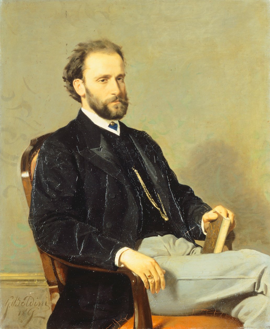 克劳迪奥·科莫托律师肖像 作者 乔凡尼·博尔迪尼（Giovanni Boldini）