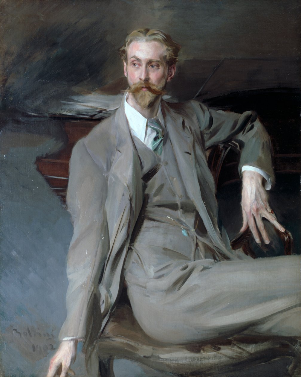 人像 作者 乔凡尼·博尔迪尼（Giovanni Boldini）