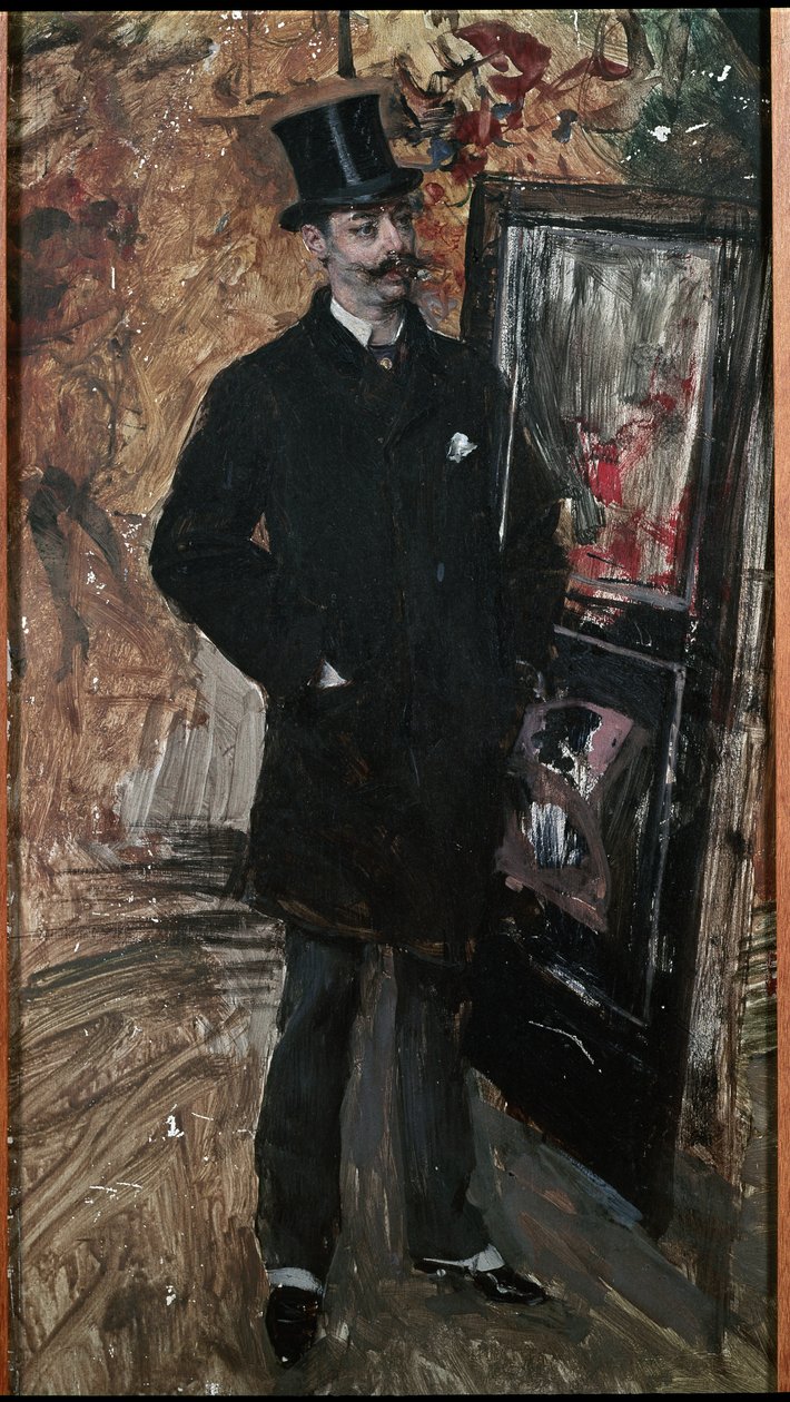 诗人汉文的肖像 作者 乔凡尼·博尔迪尼（Giovanni Boldini）