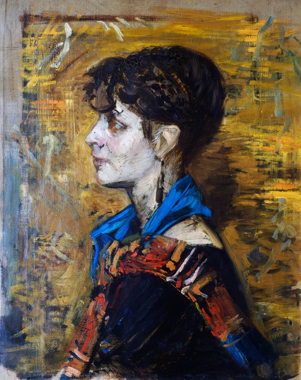女人或吉普赛女人的画像 作者 乔凡尼·博尔迪尼（Giovanni Boldini）
