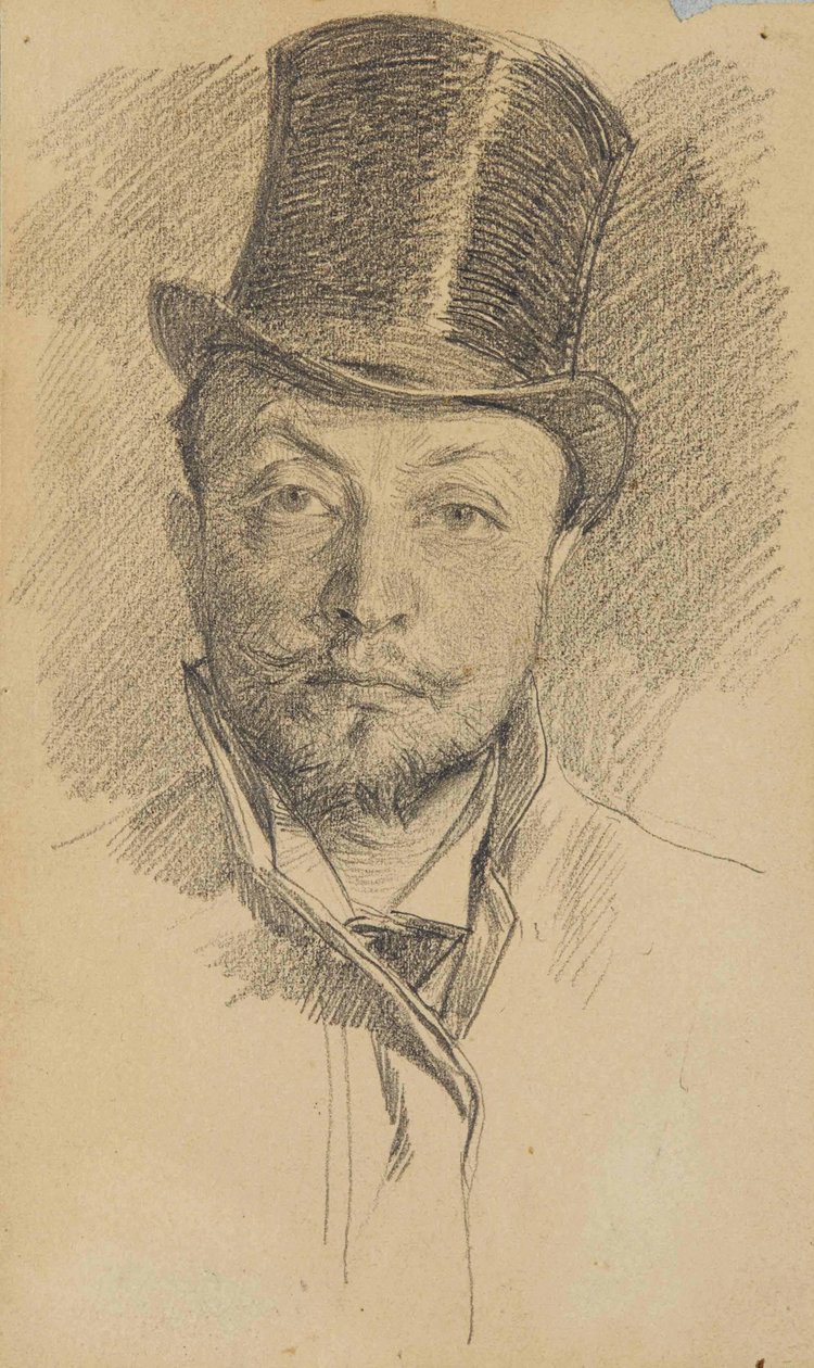 自画像。 作者 乔凡尼·博尔迪尼（Giovanni Boldini）