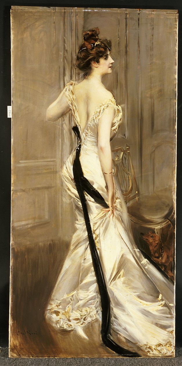 黑腰带，约1905年 作者 乔凡尼·博尔迪尼（Giovanni Boldini）
