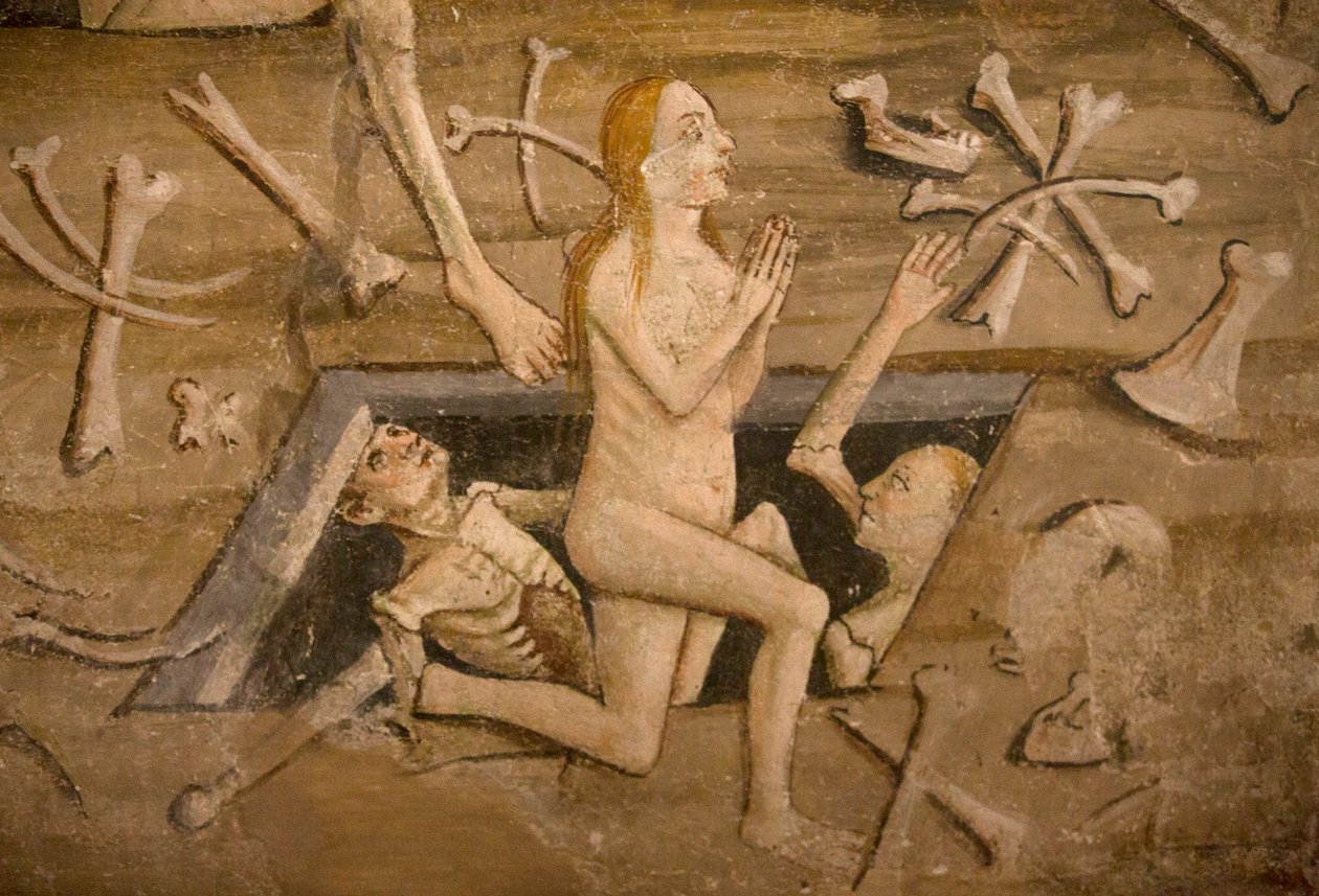 最后的审判，c.1492 作者 乔凡尼·卡纳维西奥（Giovanni Canavesio）