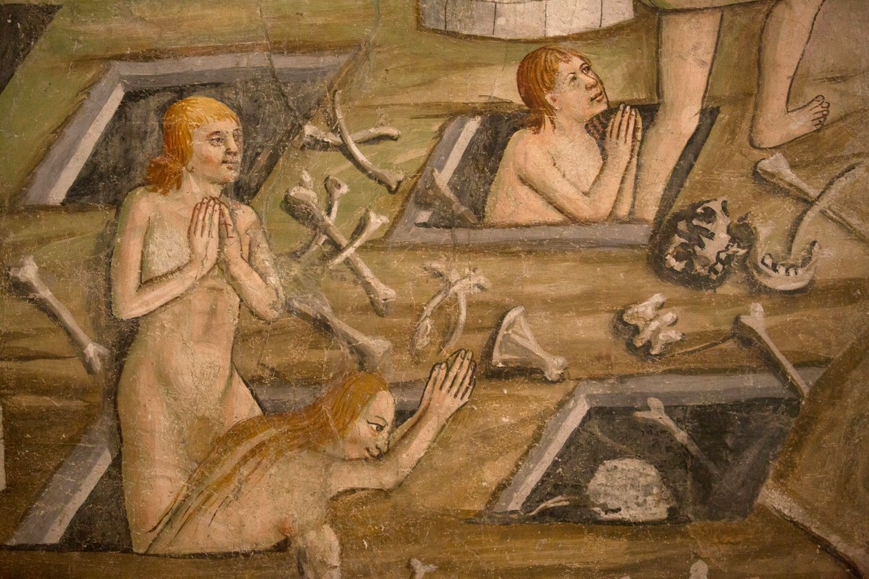 最后的审判，c.1492 作者 乔凡尼·卡纳维西奥（Giovanni Canavesio）