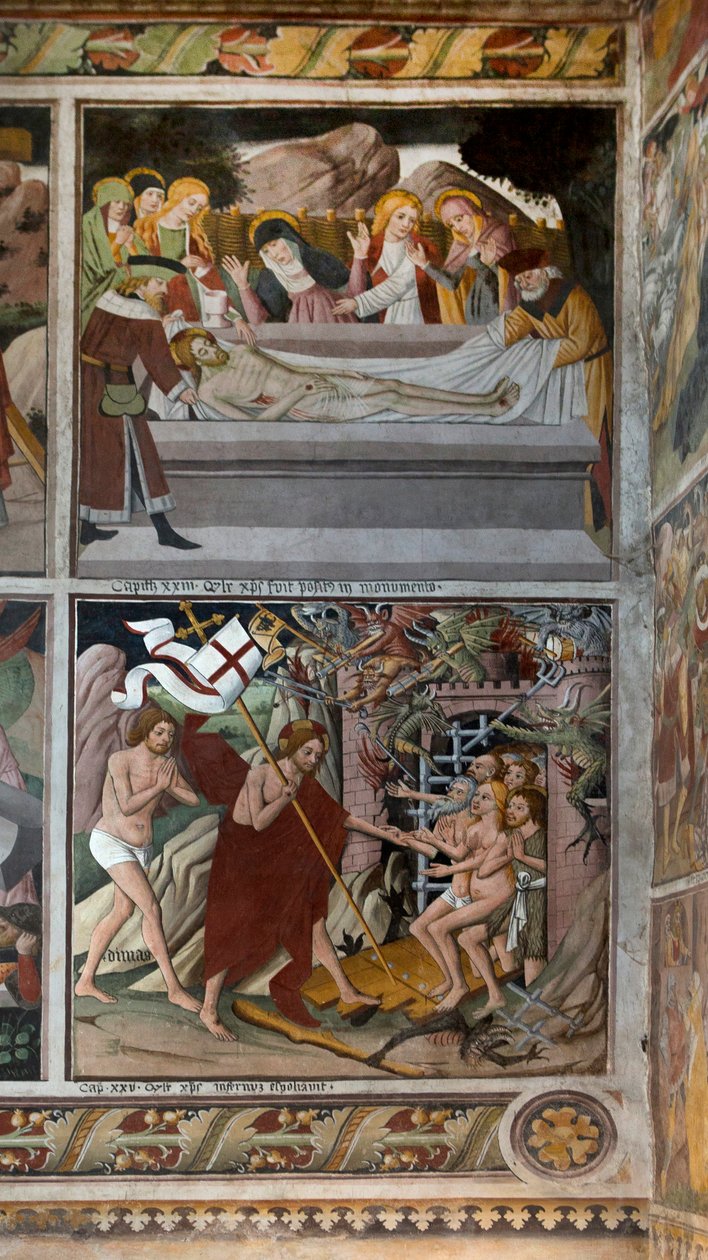基督受难的场景，c.1492 作者 乔凡尼·卡纳维西奥（Giovanni Canavesio）