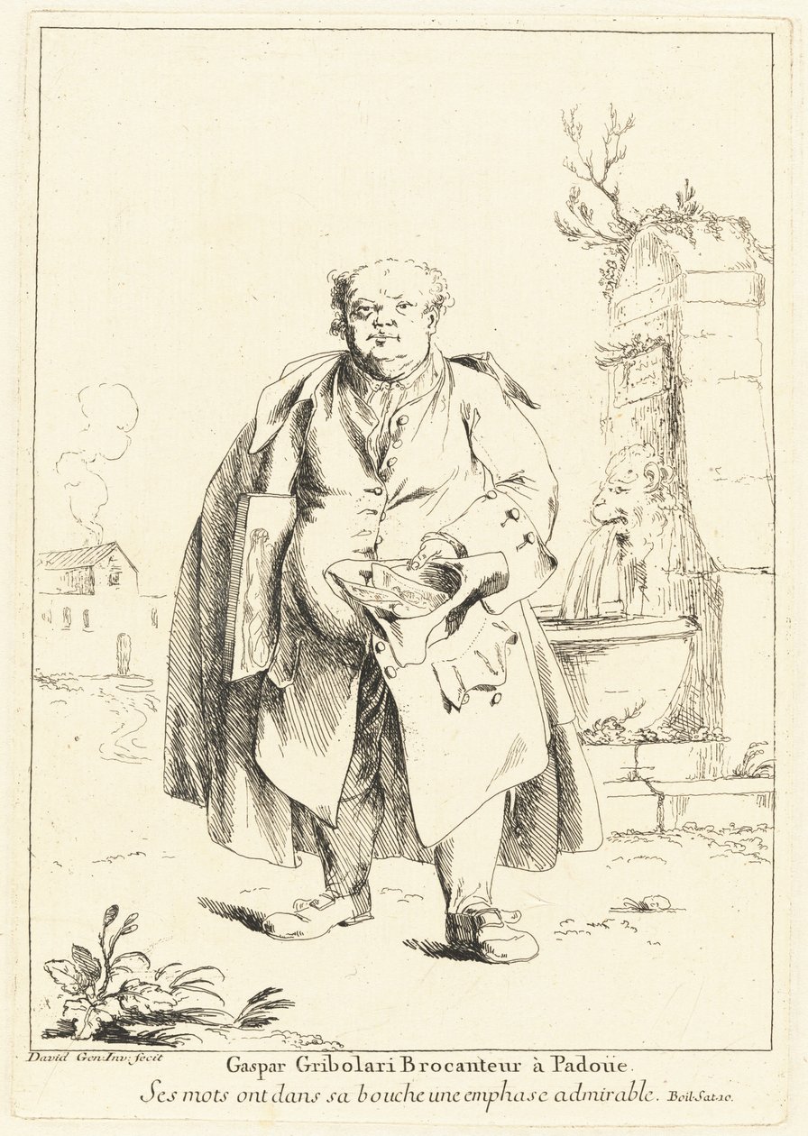 Gaspar Gribolari Brocanteur à Padoüe (Gaspar Gribolari, secondhand Dealer in Padua) 作者 乔瓦尼·大卫