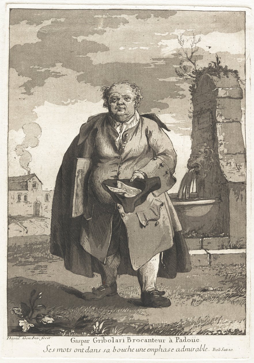 Gaspar Gribolari brocanteur à Padoue (Gaspar Gribolari, secondhand Dealer in Padua) 作者 乔瓦尼·大卫