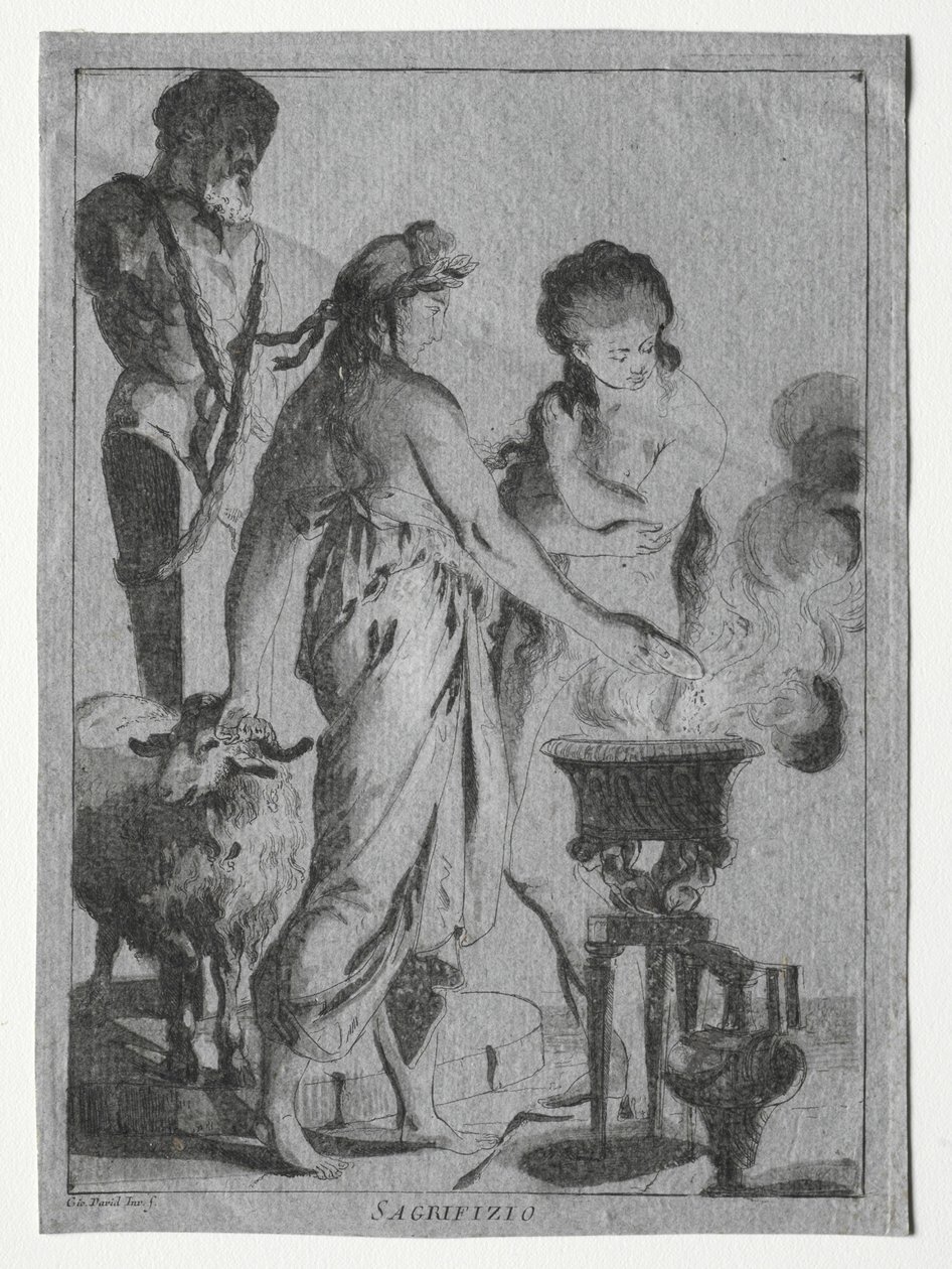 祭祀，约1775-1776。 作者 乔瓦尼·大卫