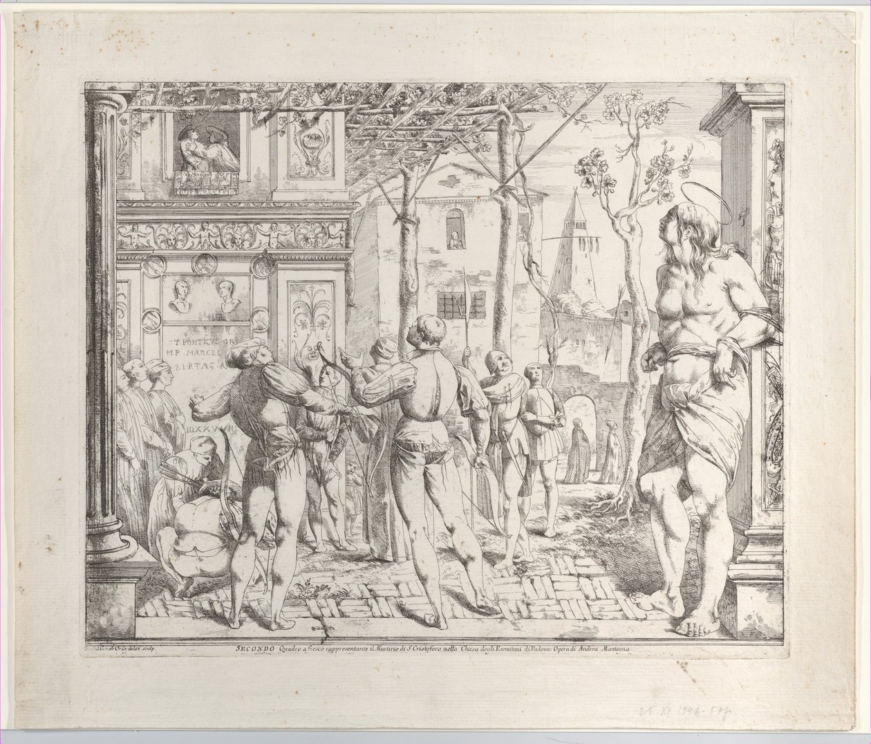 圣克里斯托弗的殉道》，Secondo Quadro，1776年。 作者 乔瓦尼·大卫
