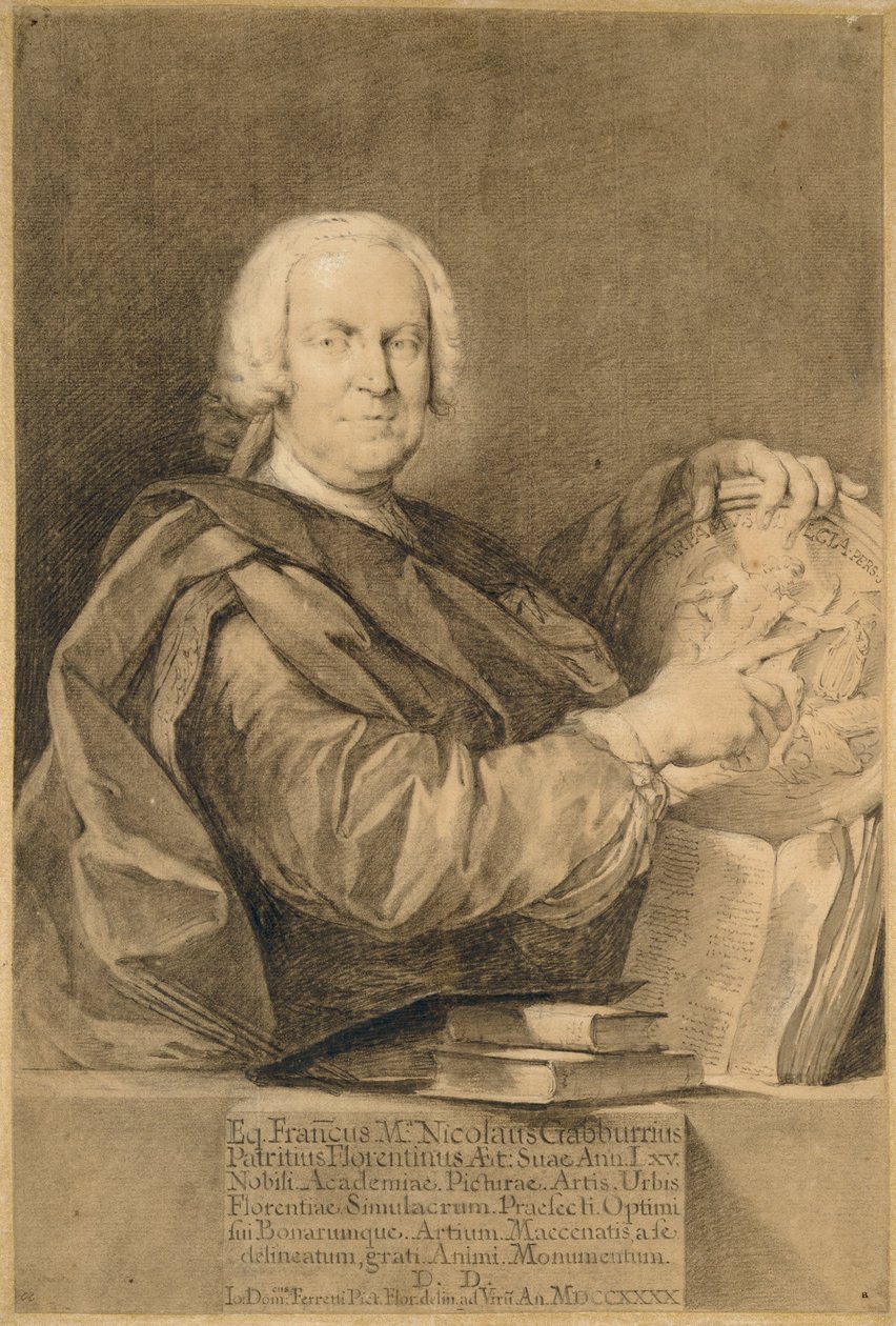 Cavaliere Francesco MariaNiccolòGabburri的肖像 作者 乔瓦尼·多梅尼科·费雷蒂
