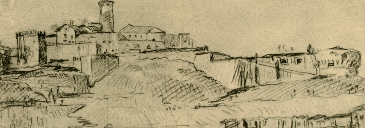 布雷西亚城堡，18世纪中叶，1928年 作者 乔瓦尼·多梅尼科·蒂埃波罗