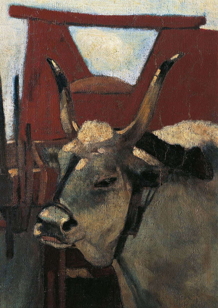 意大利，佛罗伦萨，Maremma Toscana，约1894年，细节 作者 乔凡尼·法托里（Giovanni Fattori）