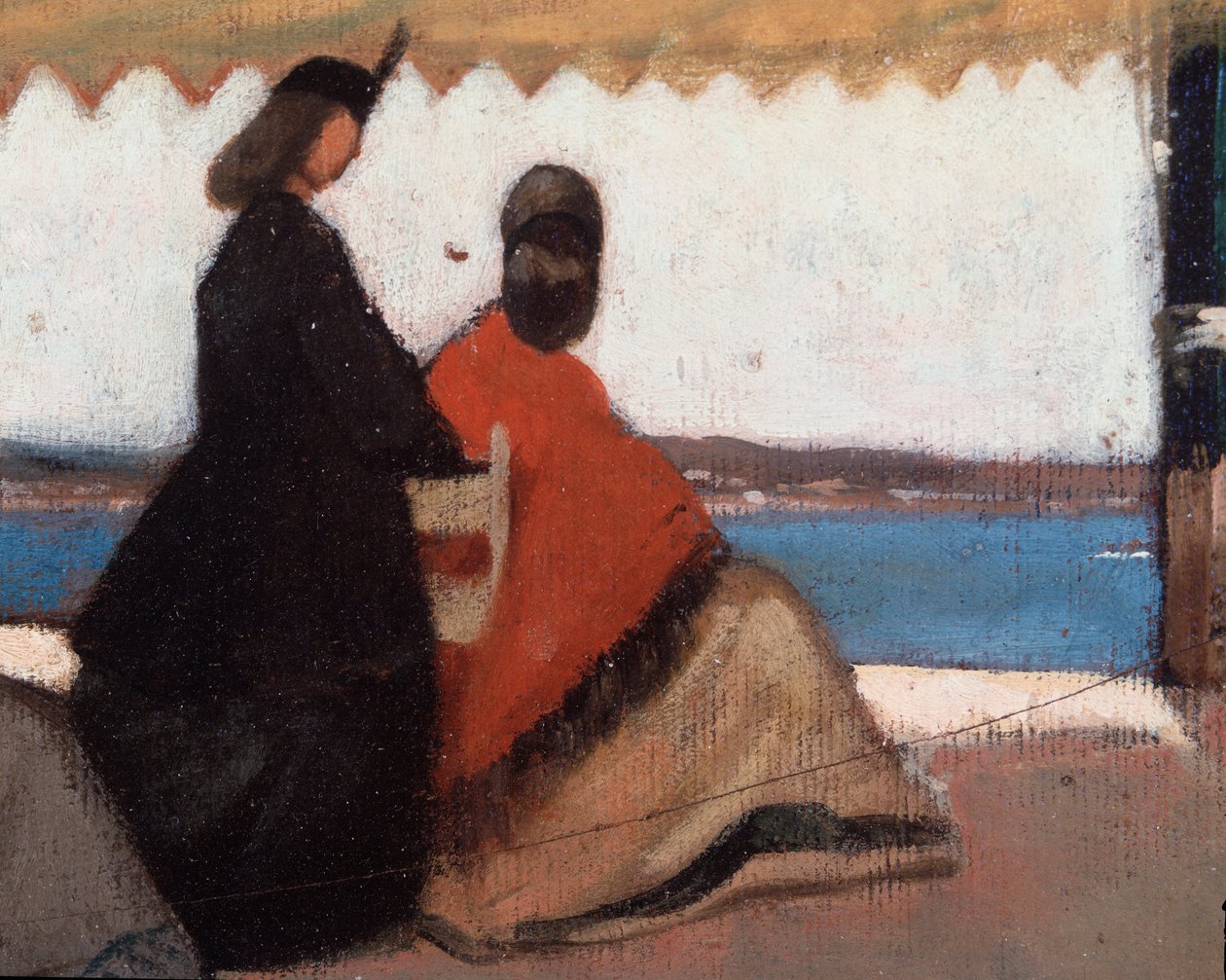 La Rotunda de Palmieri (La Rotonda di Palmieri)（细节） 作者 乔凡尼·法托里（Giovanni Fattori）
