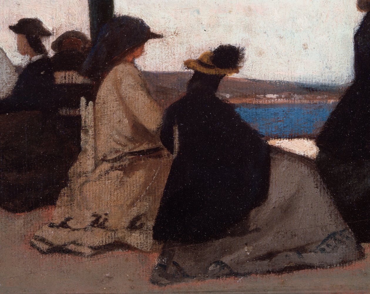 La Rotunda de Palmieri (La Rotonda di Palmieri) Giovanni Fattori (1825-1908) 详细绘画 作者 乔凡尼·法托里（Giovanni Fattori）