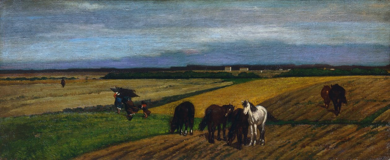 牧场，乔瓦尼-法托里（1825-1908）著 作者 乔凡尼·法托里（Giovanni Fattori）