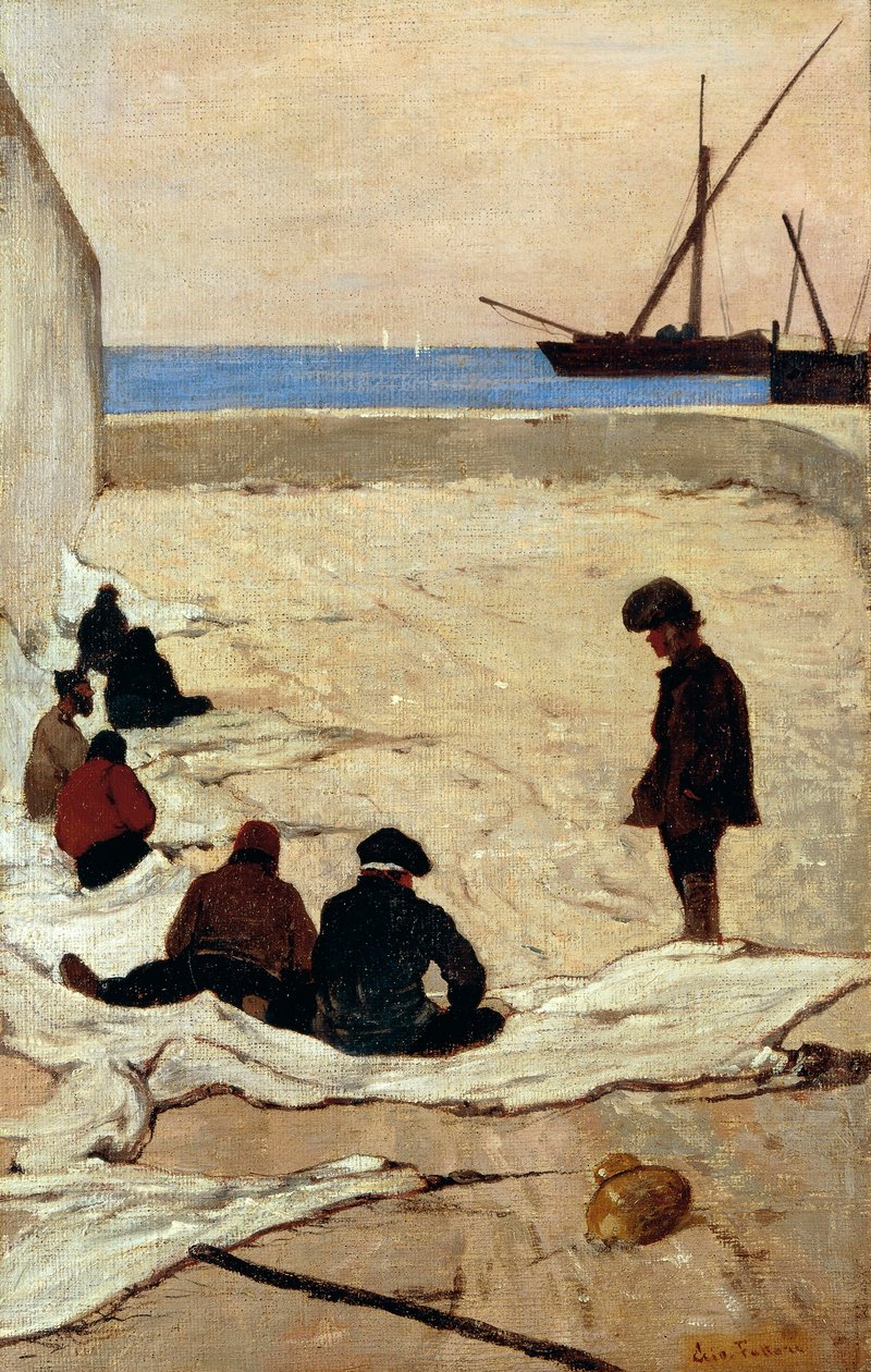 补网 作者 乔凡尼·法托里（Giovanni Fattori）
