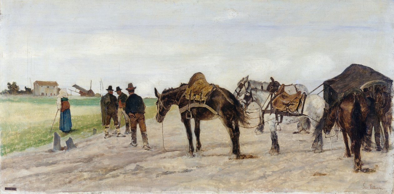 罗马的乡村 作者 乔凡尼·法托里（Giovanni Fattori）
