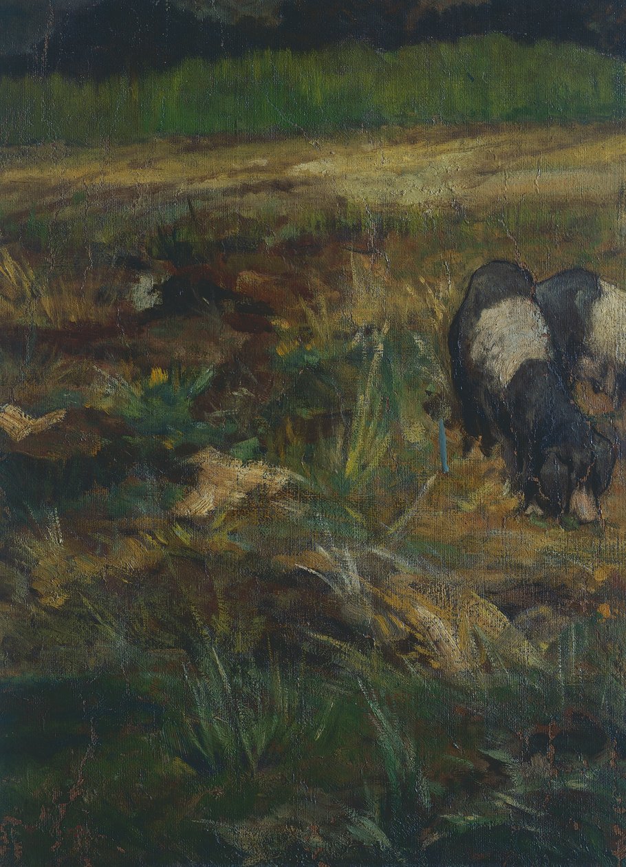 托斯卡纳-马雷玛，细节（布面油画 作者 乔凡尼·法托里（Giovanni Fattori）
