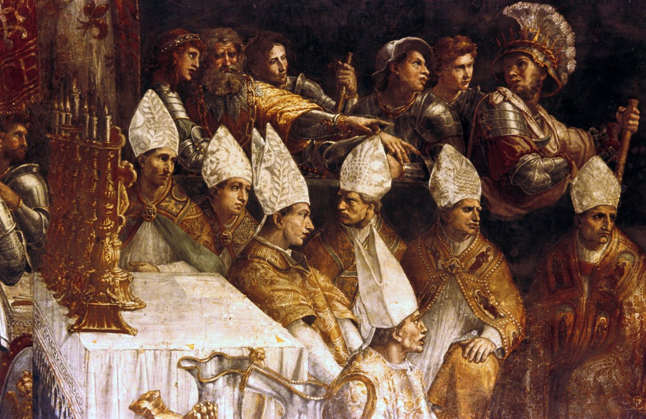 The Coronation of Charlemagne (painting) 作者 乔万尼·弗朗切斯科（c.1488-1528）彭尼