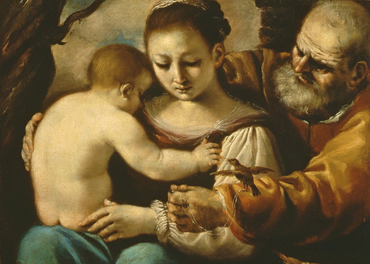 神圣家族 作者 乔瓦尼·弗朗切斯科·巴尔比里（Il Guercino）