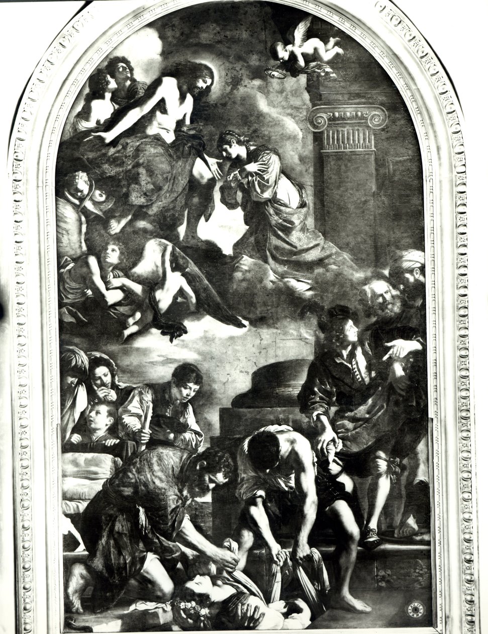 圣佩特罗利亚的葬礼 作者 乔瓦尼·弗朗切斯科·巴尔比里（Il Guercino）