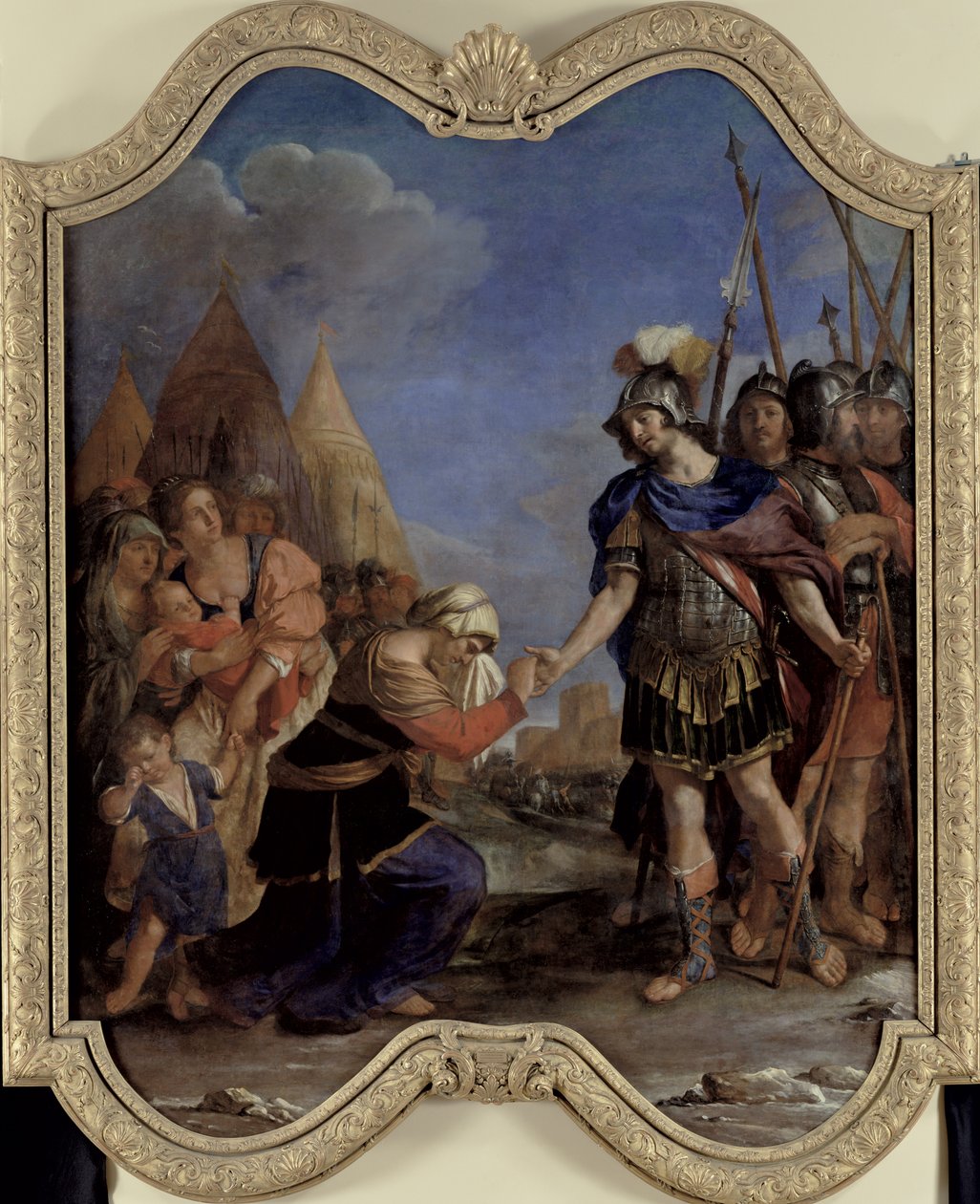 1643年Coriolanus之前的Volumnia 作者 乔瓦尼·弗朗切斯科·巴尔比里（Il Guercino）