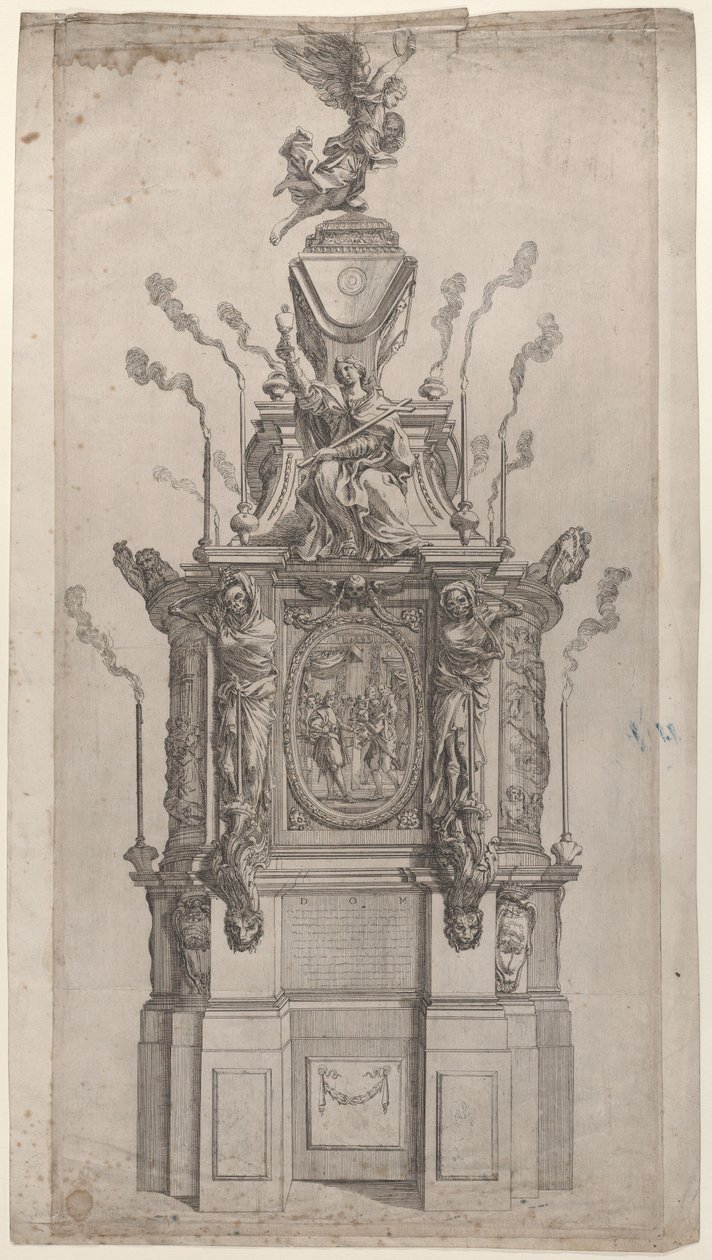 Catafalque, 1626-80. 作者 乔瓦尼·弗朗切斯科·格里马尔迪