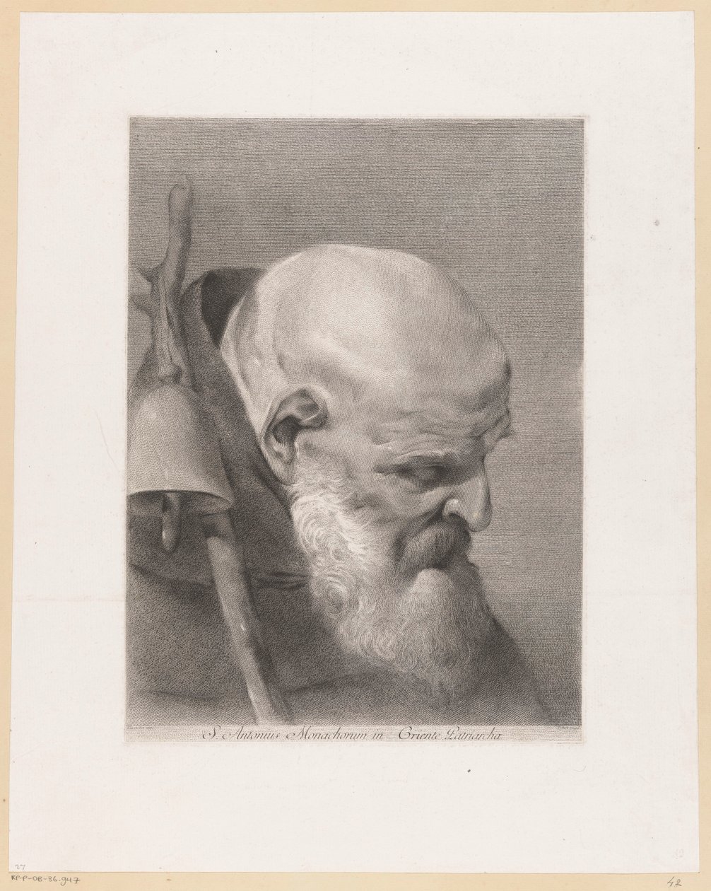 圣安东尼大帝
S.Antonius Monachorum in Griente Patriarcha（物品上的标题） 作者 乔凡尼·马可·皮特里