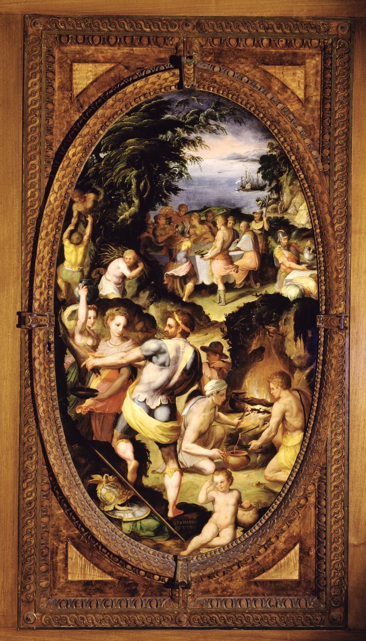 发现玻璃，1572年 作者 乔凡尼·玛丽亚·巴特里（Giovanni Maria Butteri）