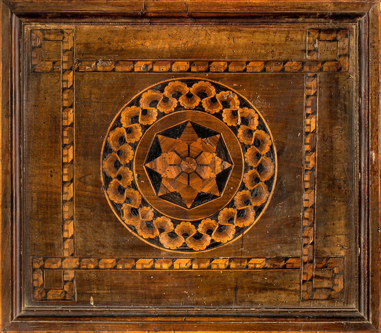 Lignaean Canonical Choir，Giovanni Maria Platina 镶嵌，1484 年，Lower Stall 作者 乔瓦尼·玛丽亚·普拉蒂纳