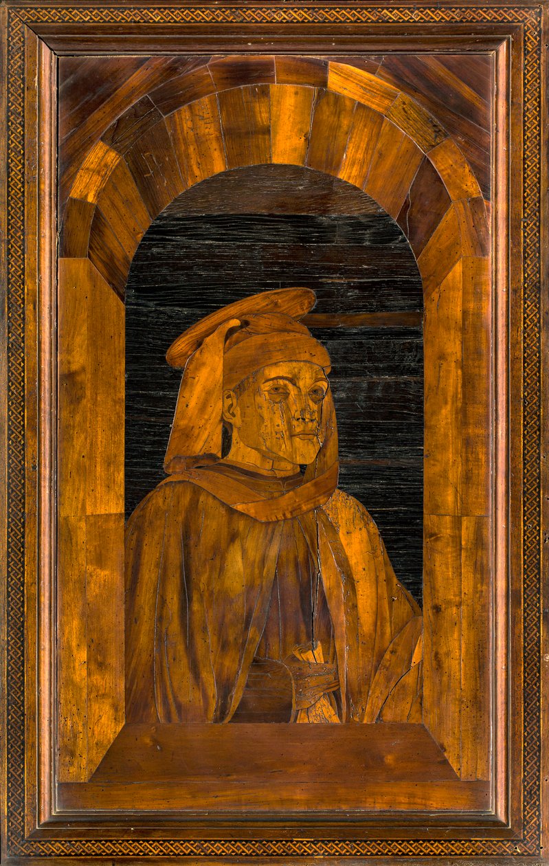 Lignaean Canonical 合唱团，由 Giovanni Maria Platina 镶嵌 1484 年，Sant