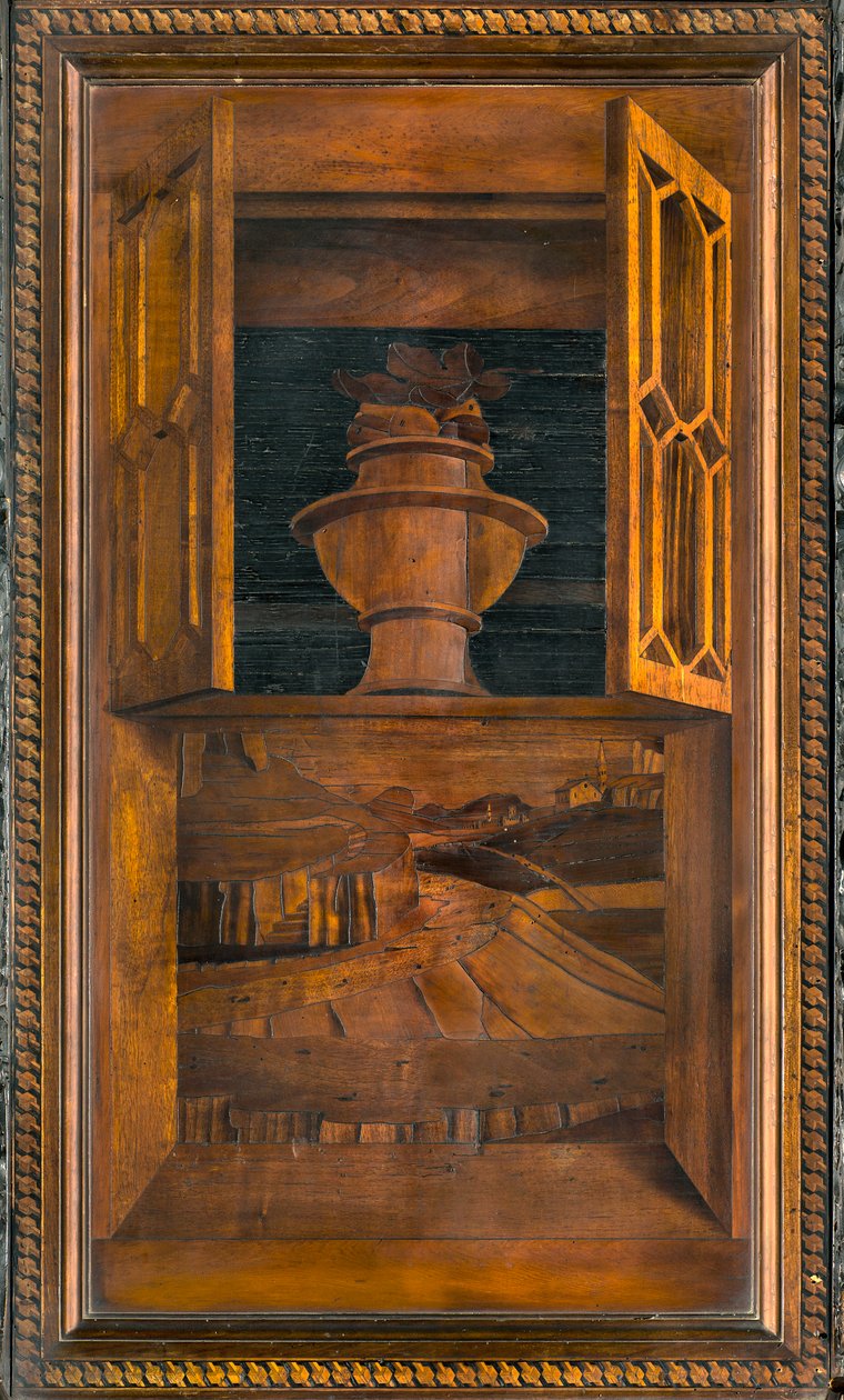 Lignaean Canonical Choir，由Giovanni Maria Platina 1484年镶嵌，高级档位 作者 乔瓦尼·玛丽亚·普拉蒂纳