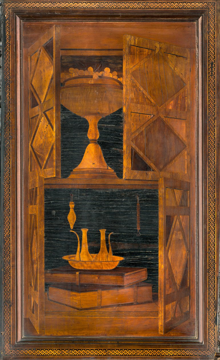 Lignaean Canonical Choir，由Giovanni Maria Platina 1484年镶嵌，高级档位 作者 乔瓦尼·玛丽亚·普拉蒂纳