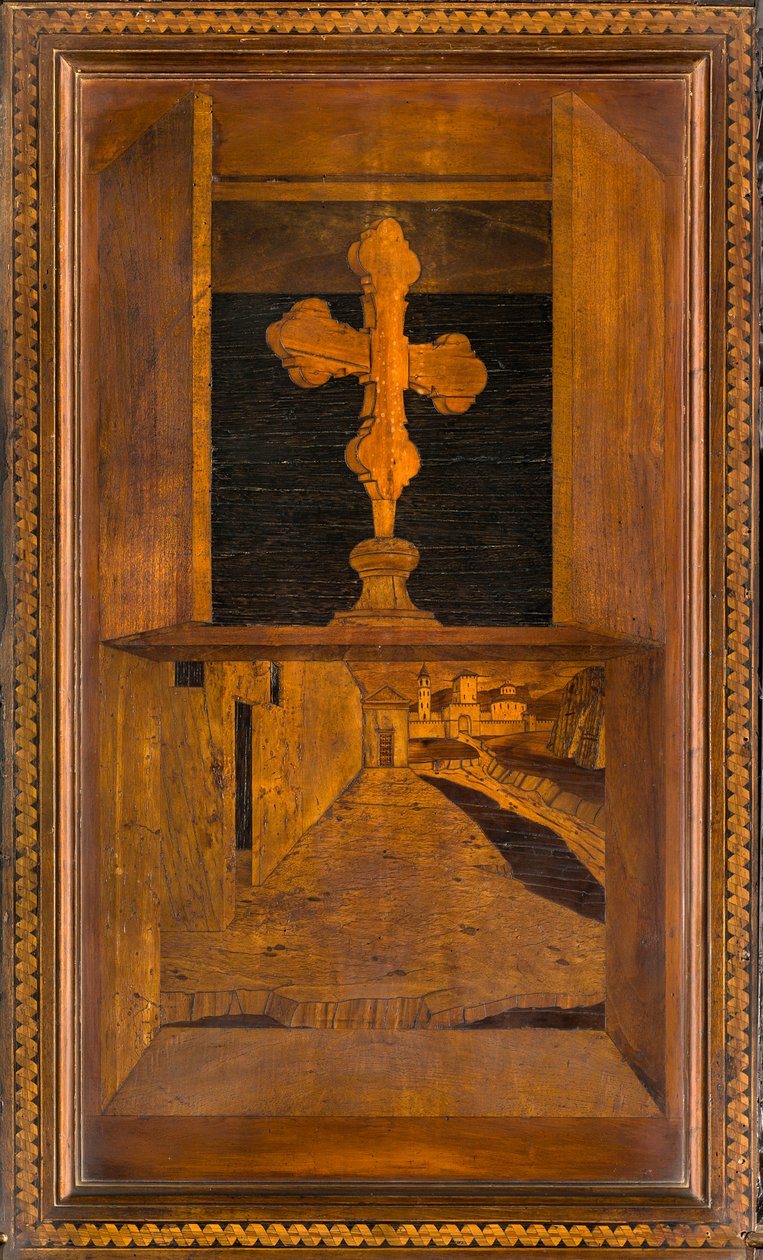 Lignaean Canonical Choir，由Giovanni Maria Platina 1484年镶嵌，高级档位 作者 乔瓦尼·玛丽亚·普拉蒂纳
