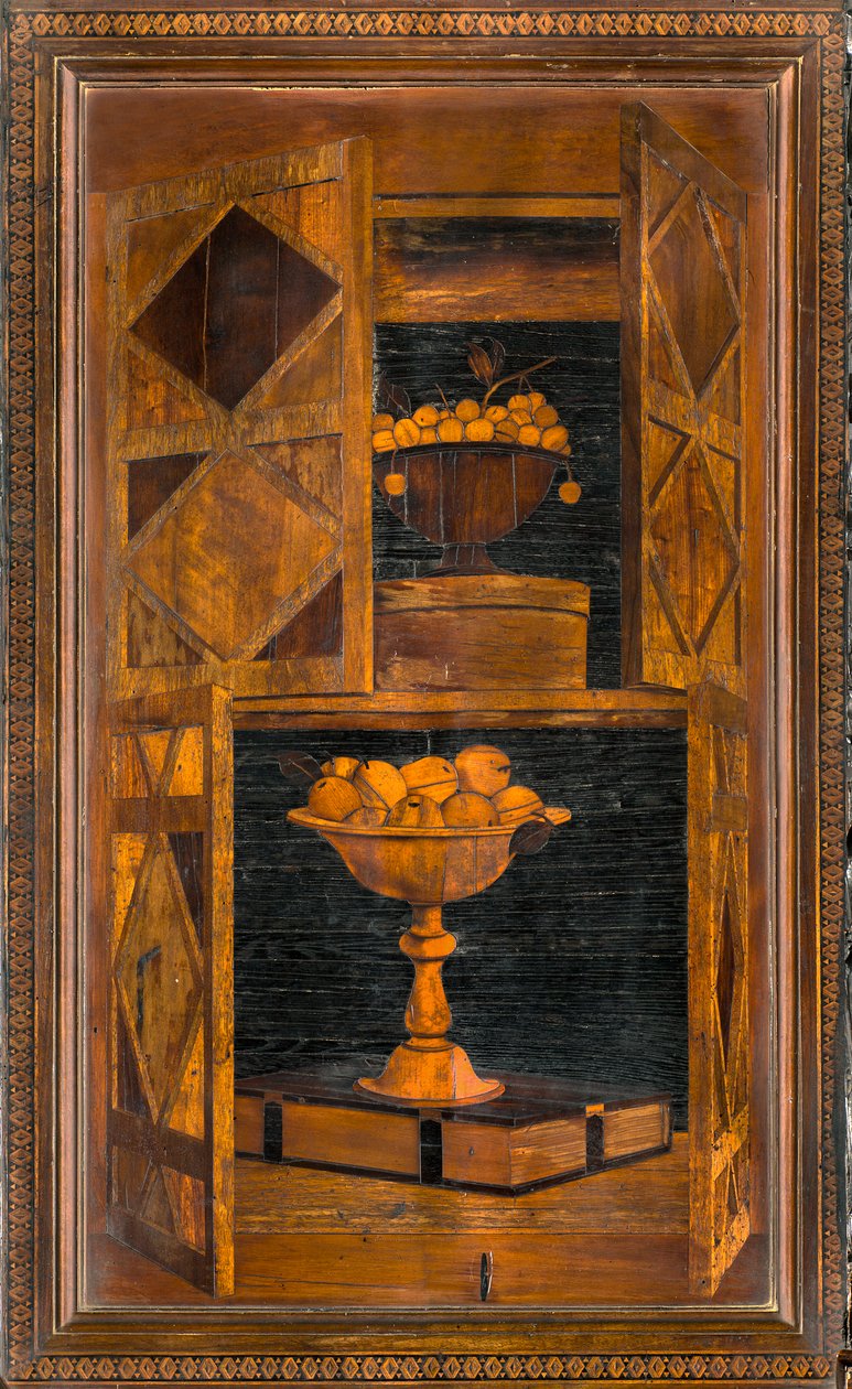 Lignaean Canonical Choir，由Giovanni Maria Platina 1484年镶嵌，高级档位 作者 乔瓦尼·玛丽亚·普拉蒂纳