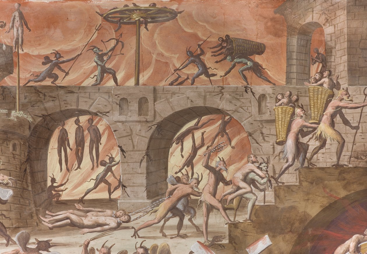 地狱 作者 Giovanni Mauro della (c.1575 1640) Rovere