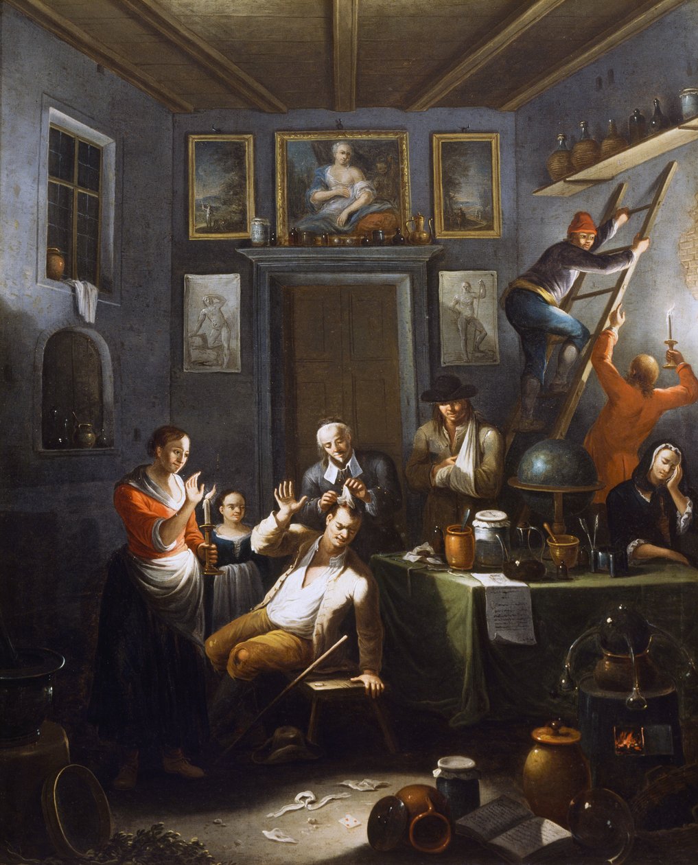 医生，由乔瓦尼·米歇尔·格拉涅利（Giovanni Michele Granieri，活跃于 1736-1752 年）所绘。 作者 乔凡尼·米歇尔·格兰尼尔