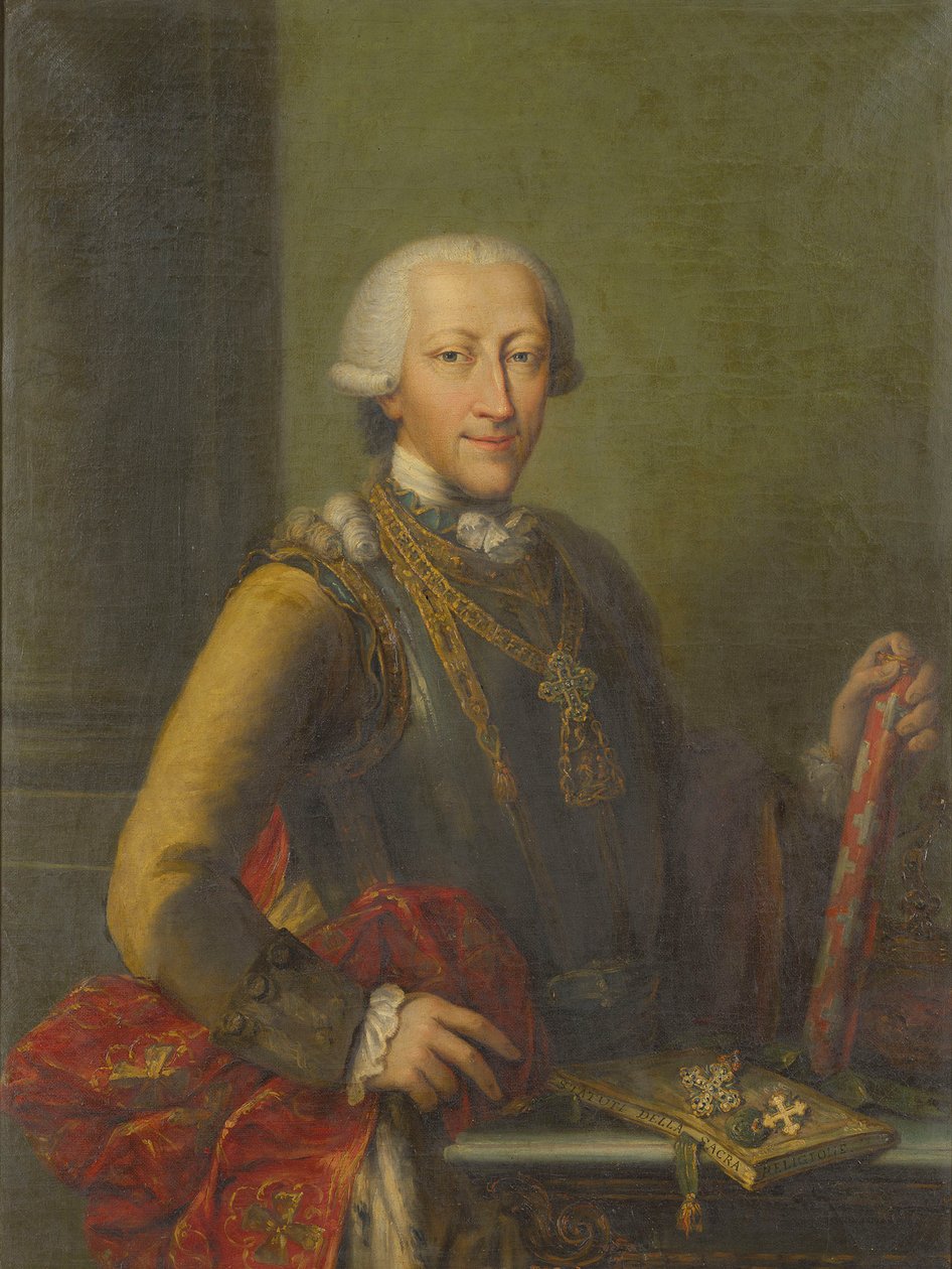 撒丁岛国王维克多-阿玛迪斯三世的肖像，1726-1796，18世纪。 作者 乔瓦尼，帕内尔博
