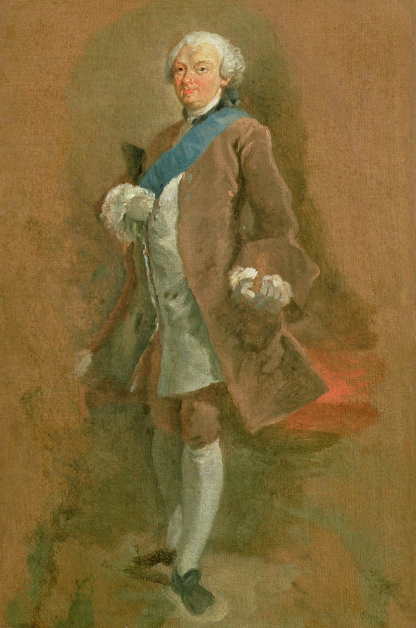 Choiseul公爵的肖像，c.1757 作者 乔瓦尼·保罗·帕尼尼