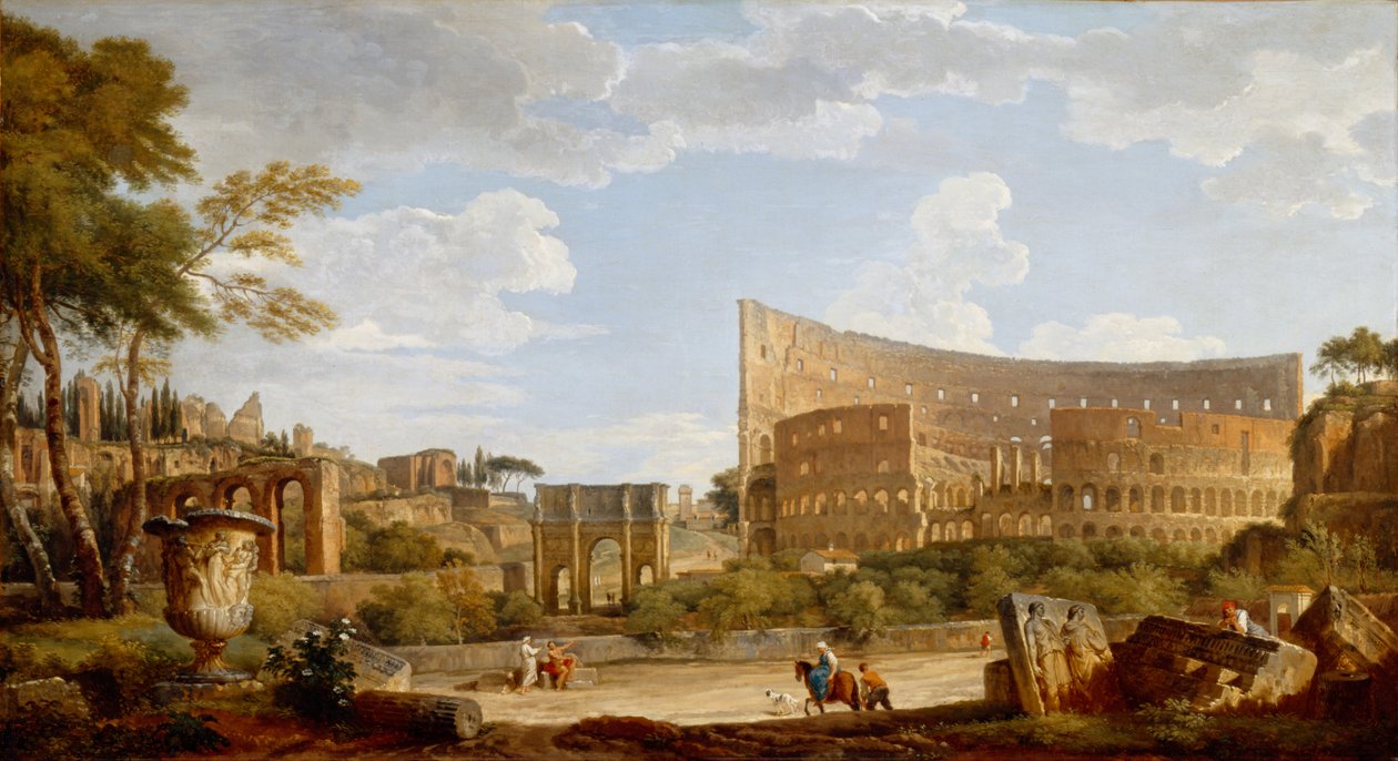View of the Colosseum 作者 乔瓦尼·保罗·帕尼尼