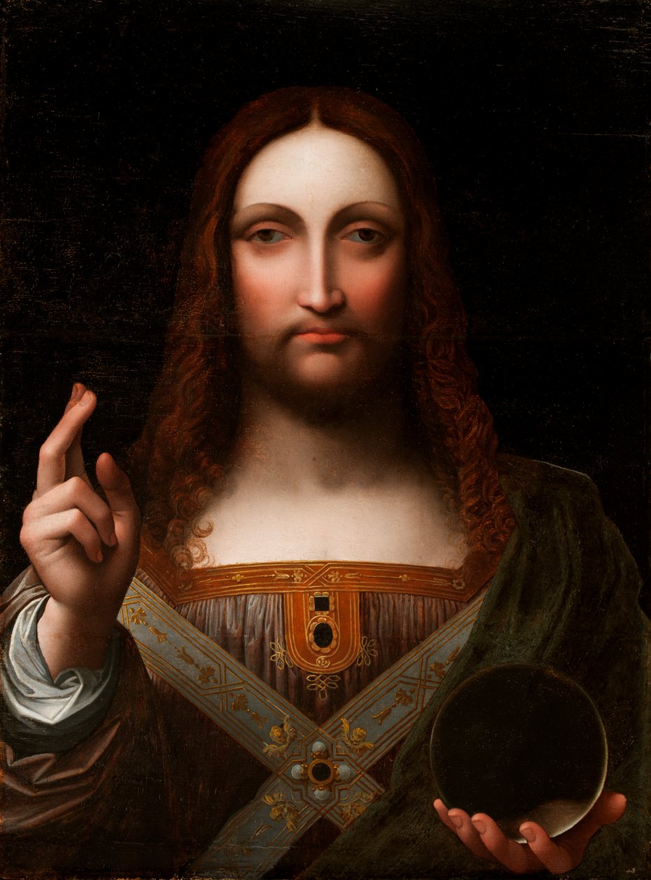 基督救世主》（木板油画） 作者 Giovanni Pietro Rizzoli Giampietrino