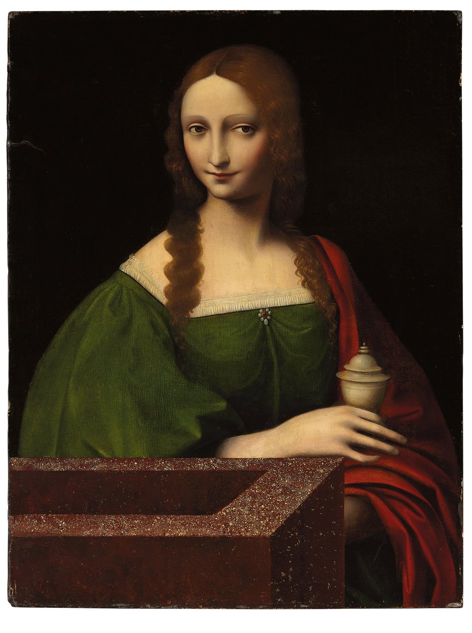 抹大拉的玛丽亚（面板油画） 作者 Giovanni Pietro Rizzoli Giampietrino