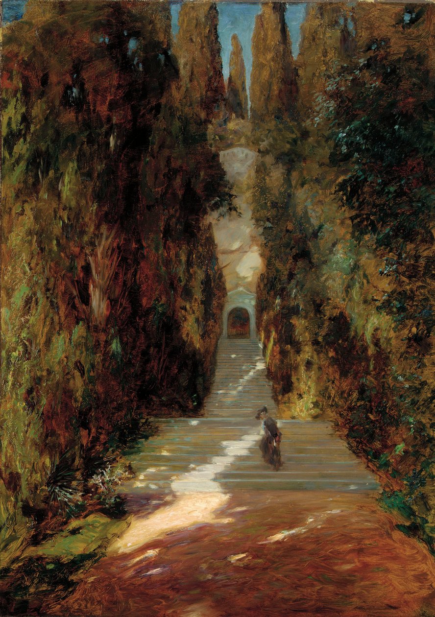 第一次弥撒“，1885年 作者 乔凡尼·塞甘蒂尼（Giovanni Segantini）