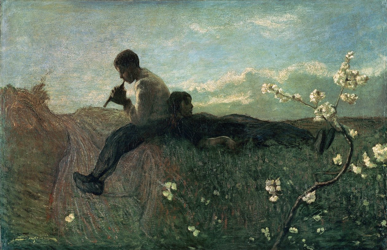 田园诗 作者 乔凡尼·塞甘蒂尼（Giovanni Segantini）