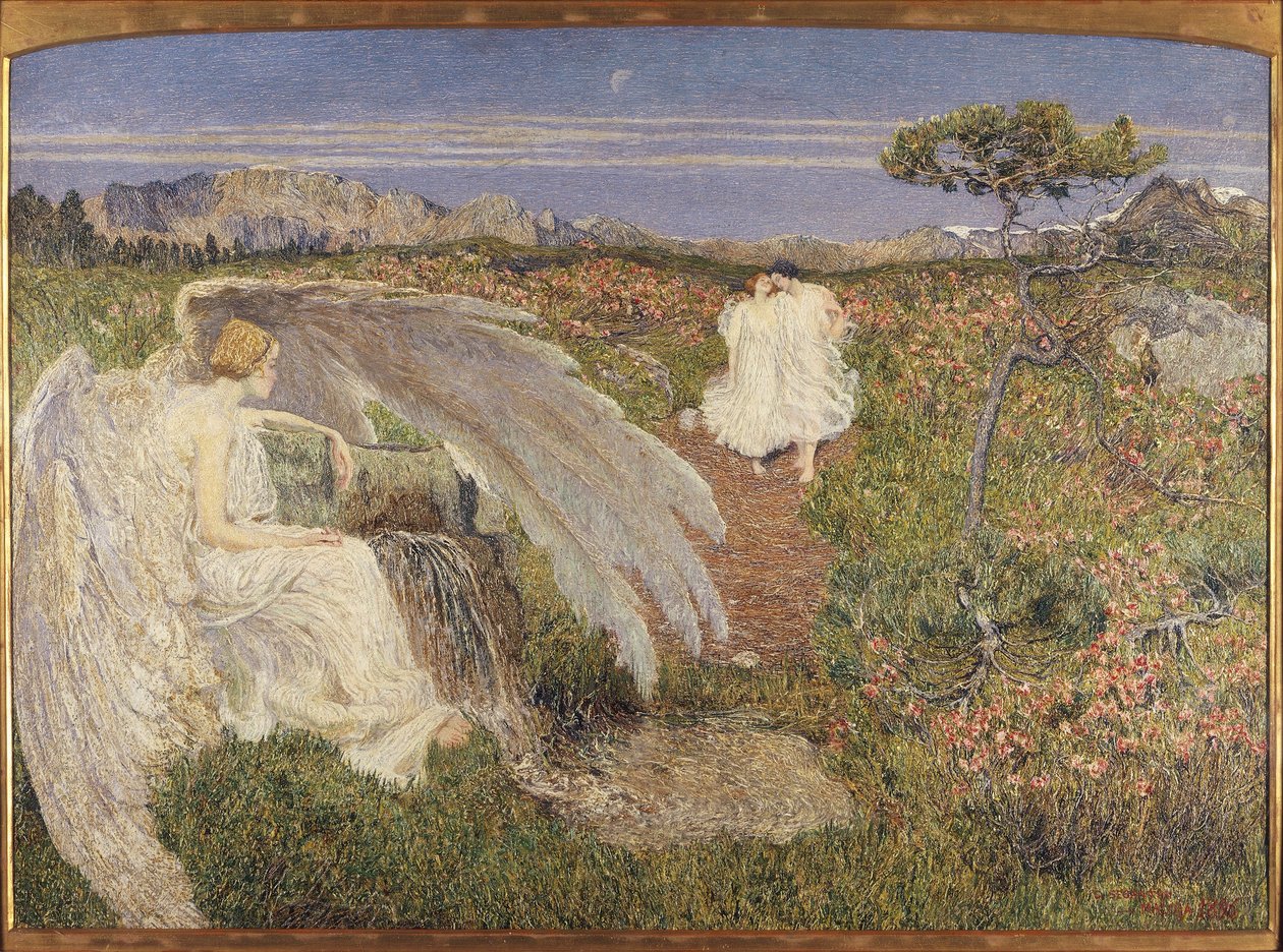 意大利，生命之泉的爱 作者 乔凡尼·塞甘蒂尼（Giovanni Segantini）