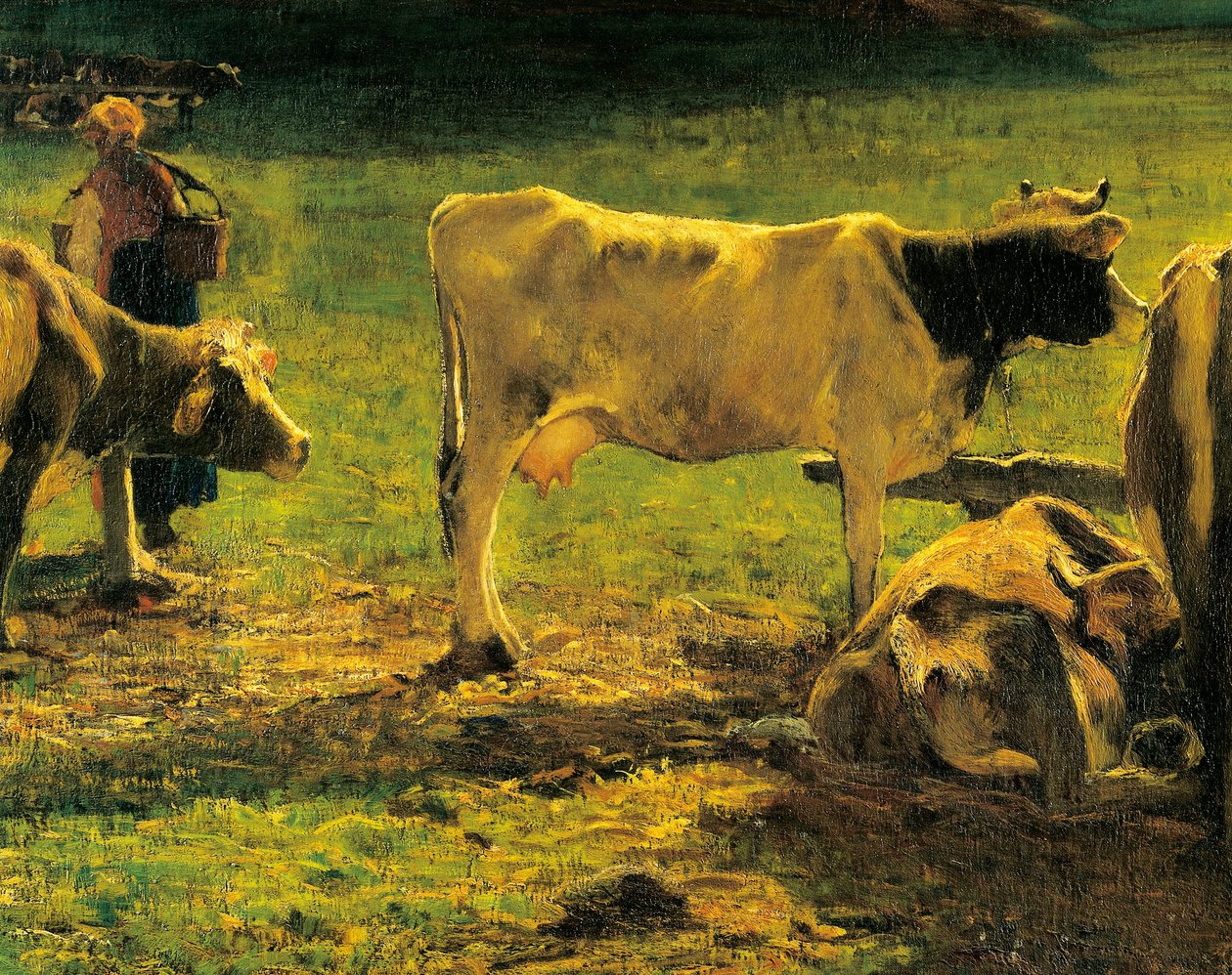 意大利，罗马，Alla Stanga 作者 乔凡尼·塞甘蒂尼（Giovanni Segantini）