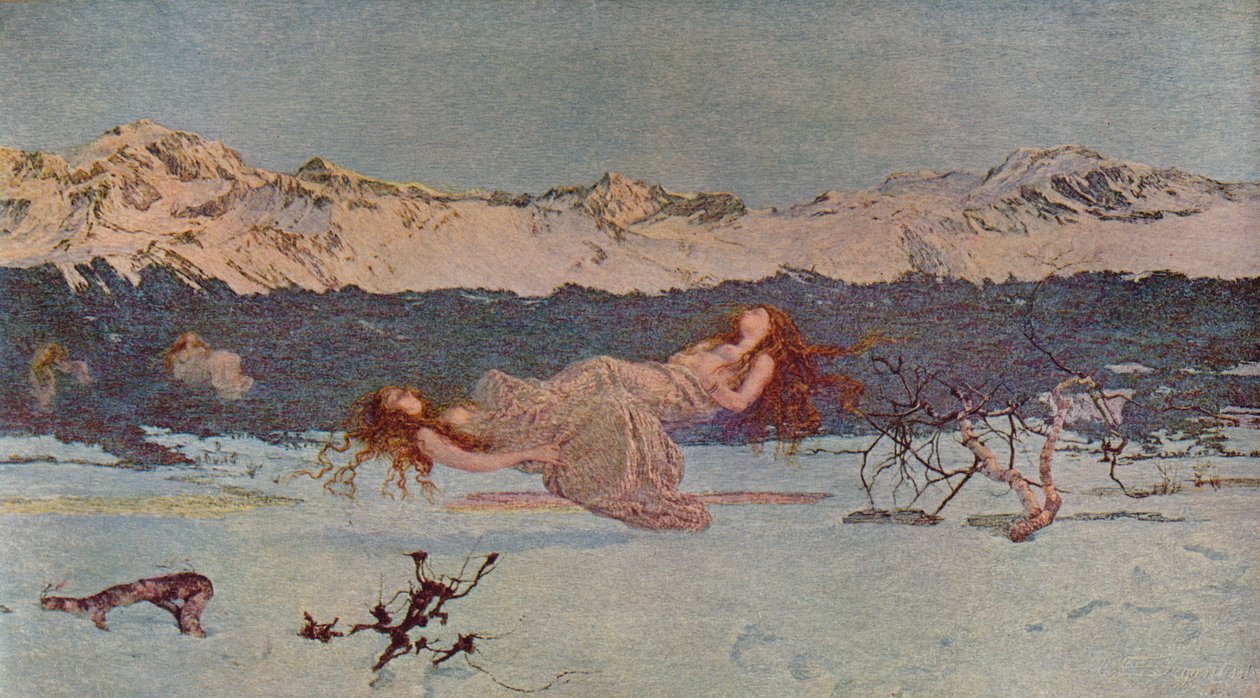 1891年1935年的豪华处罚 作者 乔凡尼·塞甘蒂尼（Giovanni Segantini）