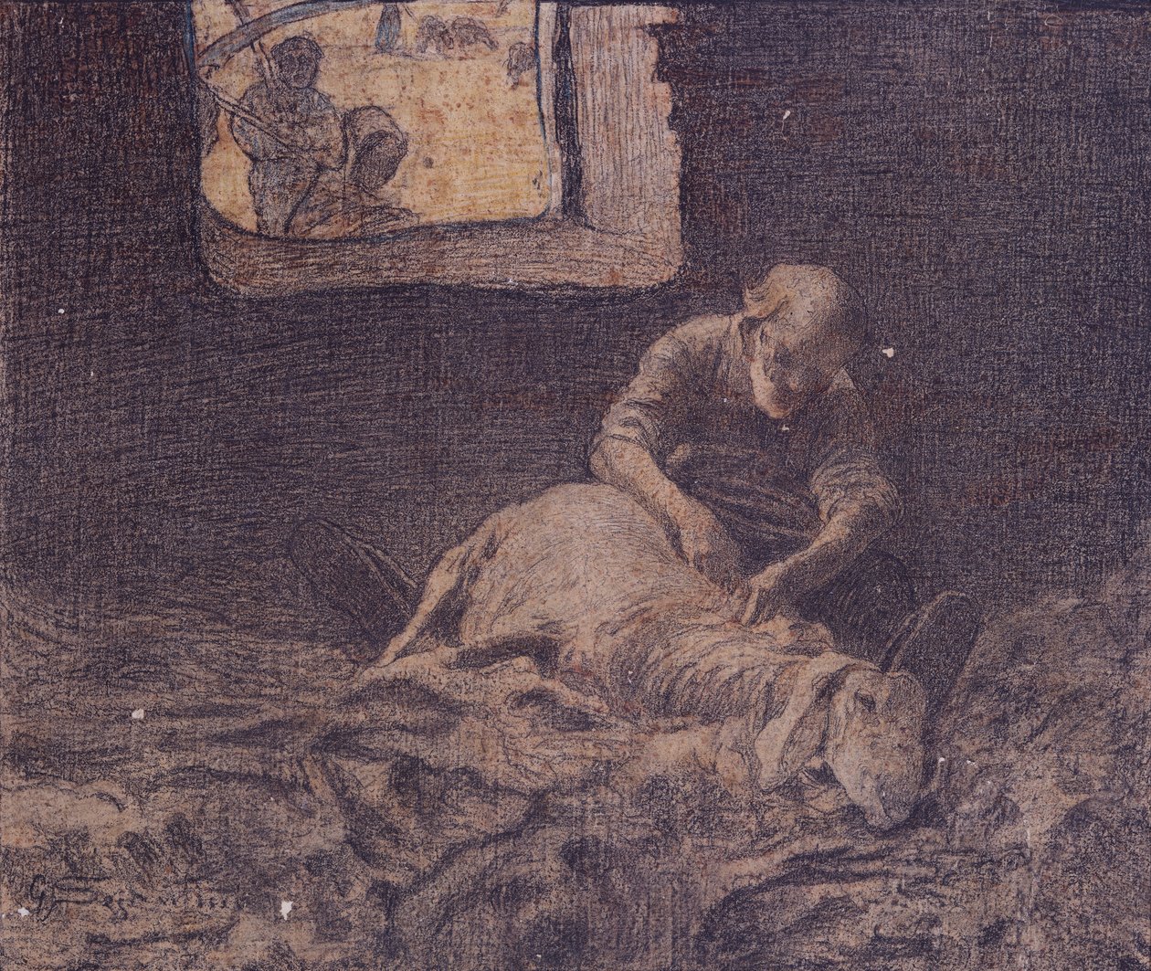 绵羊采煤机 作者 乔凡尼·塞甘蒂尼（Giovanni Segantini）