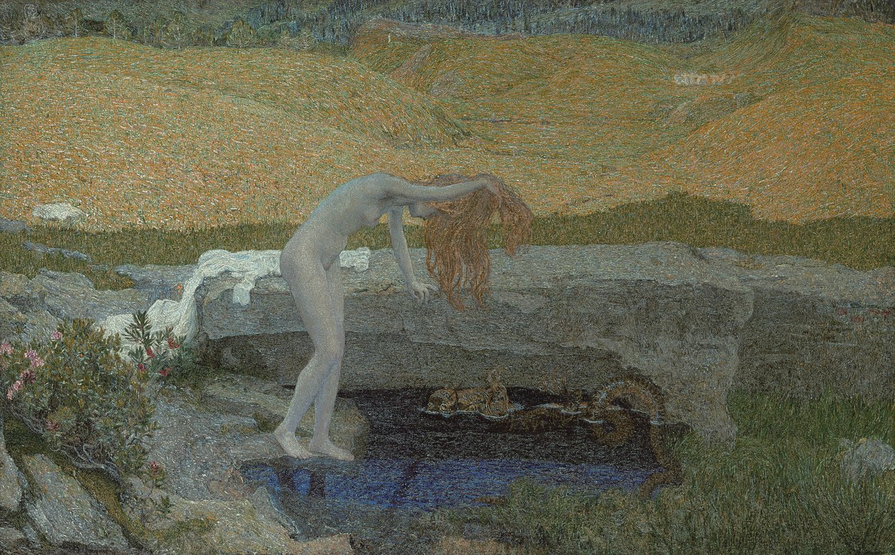 Vanity LaVanità，1897年 作者 乔凡尼·塞甘蒂尼（Giovanni Segantini）