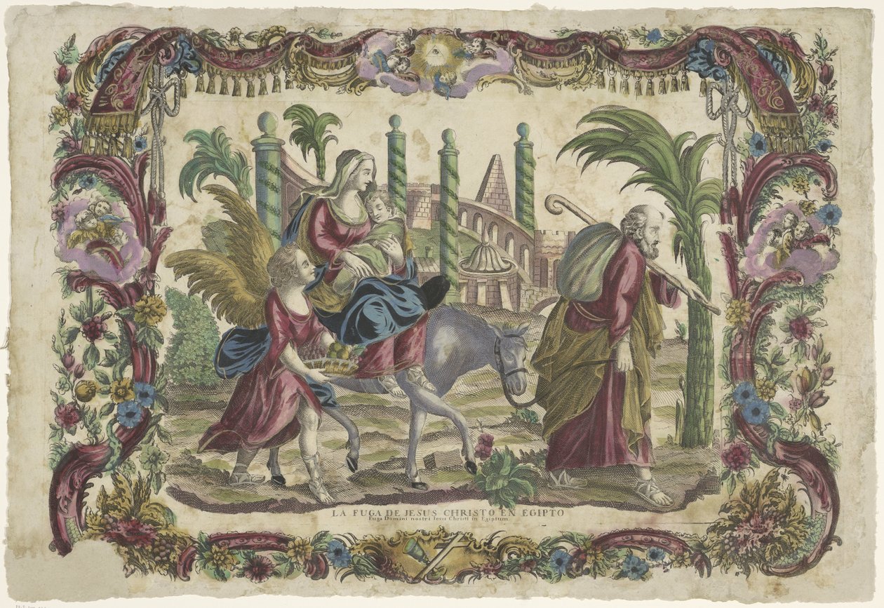 飞往埃及
La fuga de Jesus Christo en Egipto / Fugo domini nostri Jesu Christi in Egiptum（标题见实物） 作者 乔瓦尼·沃尔帕托（可能）